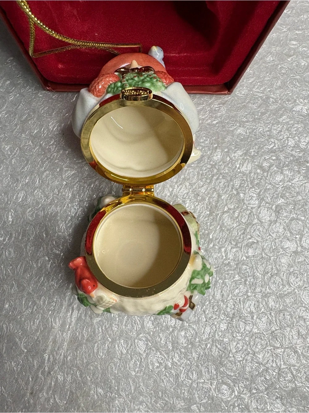 Lenox Snowman Box ornament